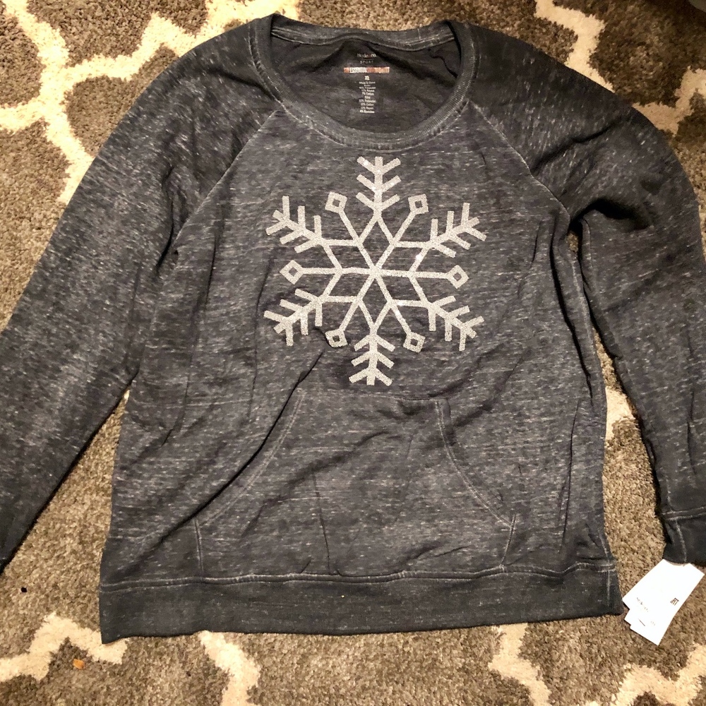 Snowflake sweatshirt